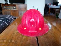 Old construction helmet