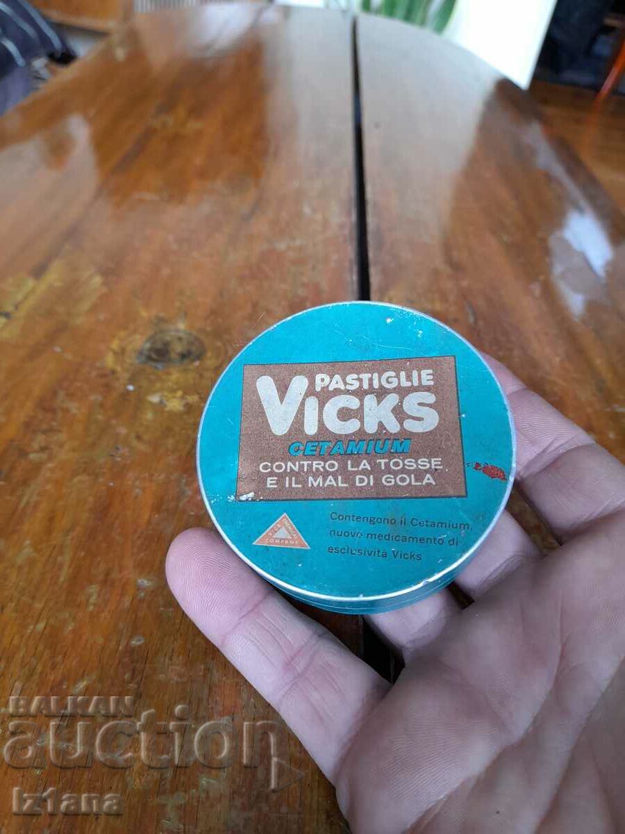 Стара кутия Vicks с цена 5.00 лв. | € 2.56 Стара кутия Vicks с цена 5.00 лв. | € 2.56