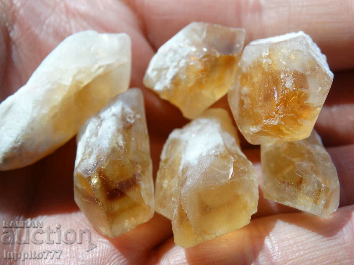 58 grams of natural citrine point 6 pieces lot - 5 58 grams of natural citrine point 6 pieces lot - 5
