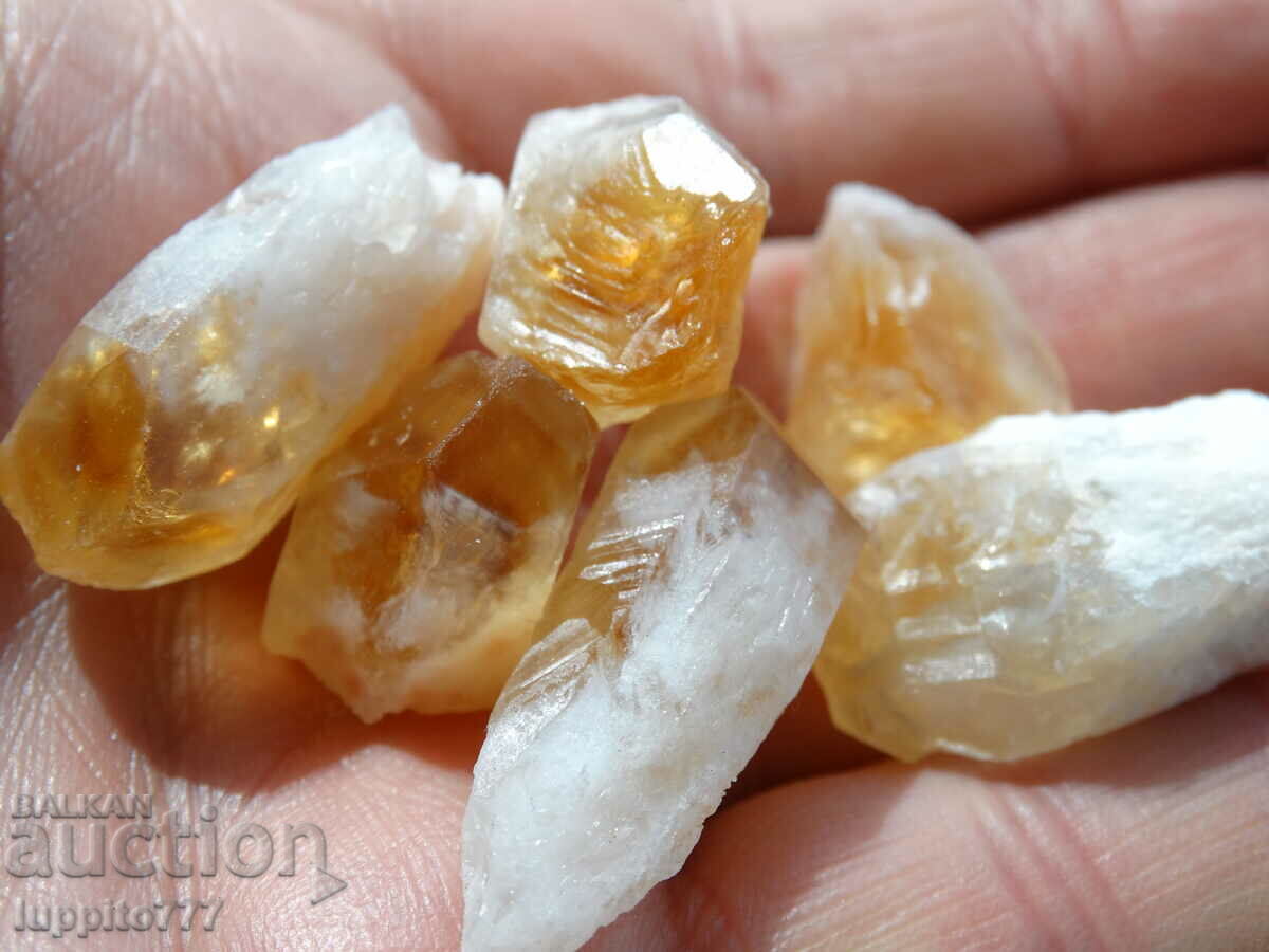 73 grams of natural citrine point 7 pieces lot - 5 73 grams of natural citrine point 7 pieces lot - 5