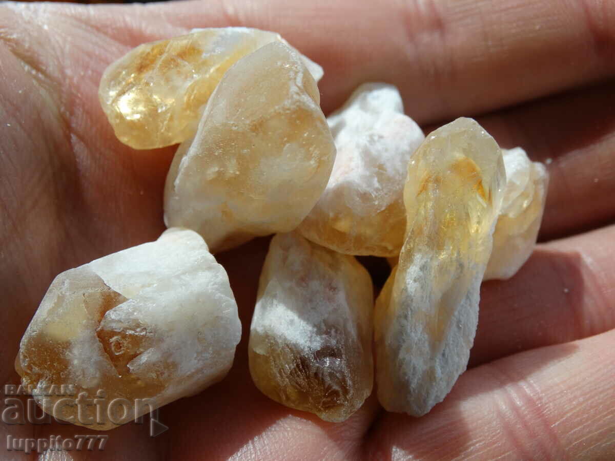 69 grams natural citrine point 7 pieces lot - 5