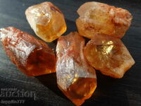BZC!! 78 grams of natural citrine point 5 pieces lot of 1 st.!