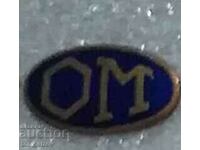 Old and rare Olympique Marseille buttonel badge