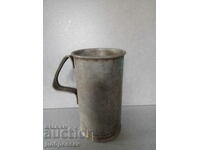 Old measuring cup, alcohol dispenser 1 liter