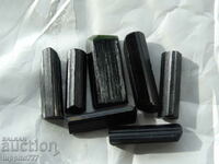 black tourmaline sticks 7 pieces lot