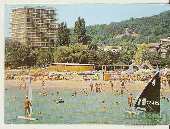 Καρτ ποστάλ Βουλγαρία Βάρνα Golden Sands Beach 3 *