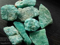 75 grams of natural amazonite 8 pieces lot