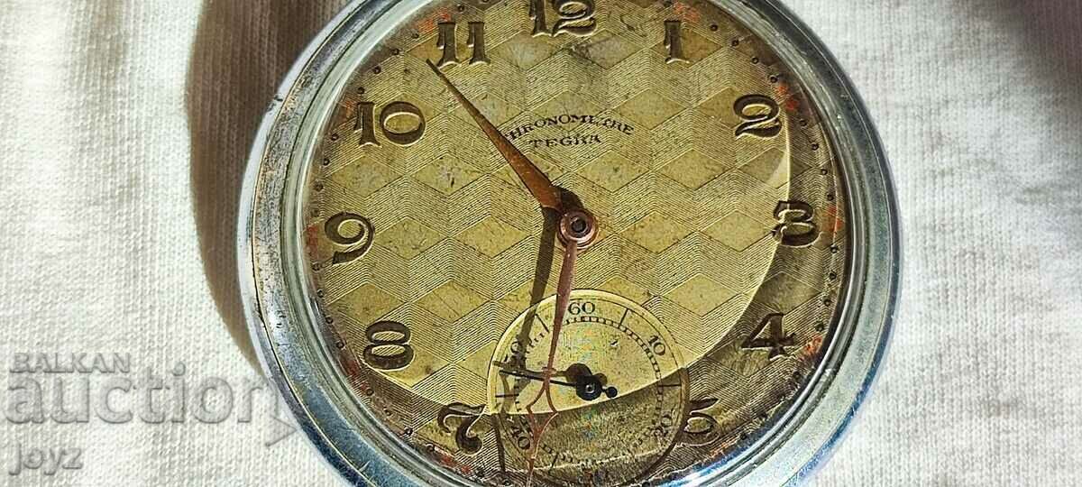 CHRONOMETER TEGRA SWISS POCKET WATCH with price 114.99 BGN | € 58.79 CHRONOMETER TEGRA SWISS POCKET WATCH with price 114.99 BGN | € 58.79