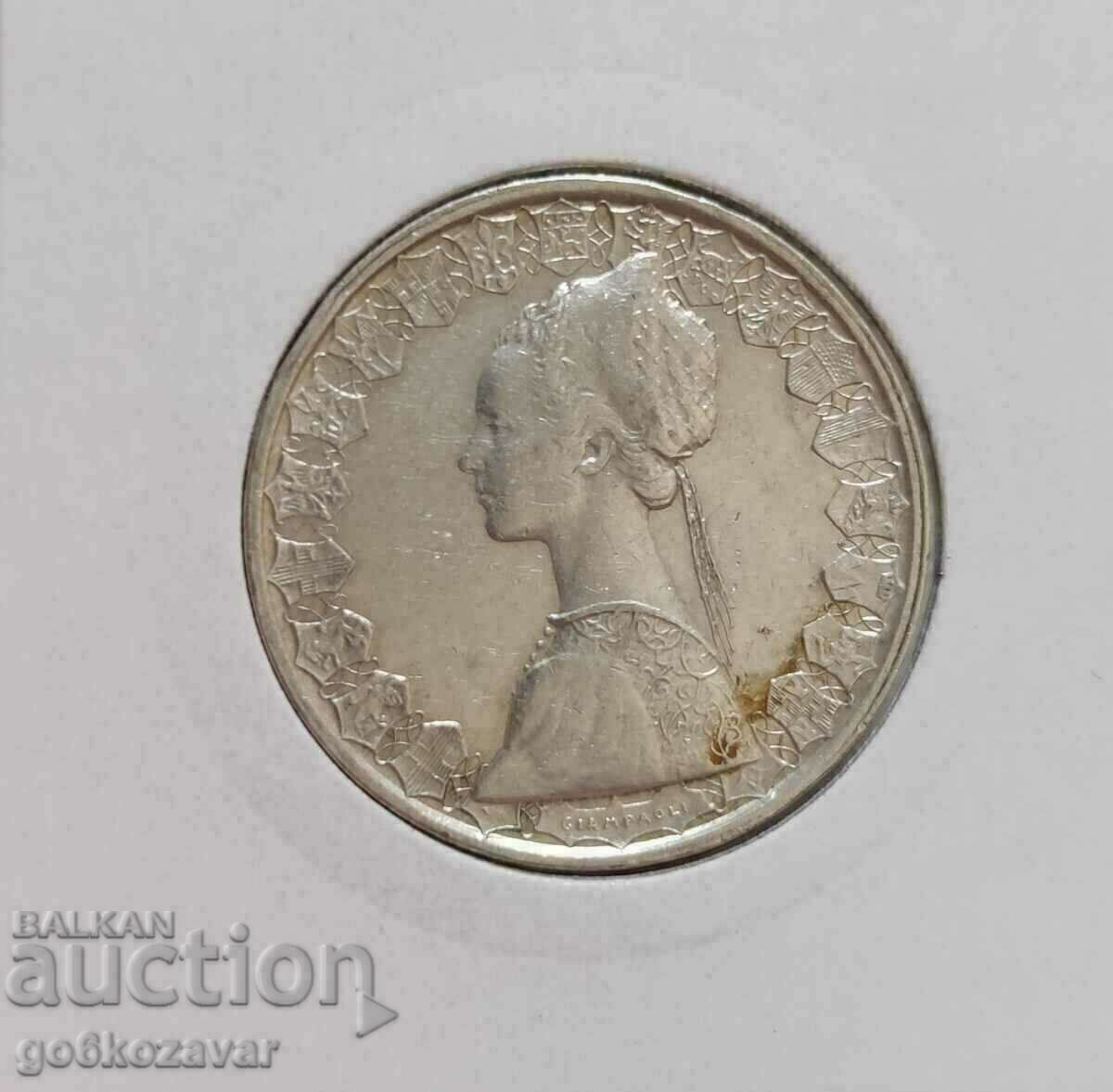 Italy 500 lira 1961 Silver!