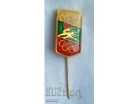 Olympiad Badge, Olympic Games Seoul 1988-hud. gymnastics