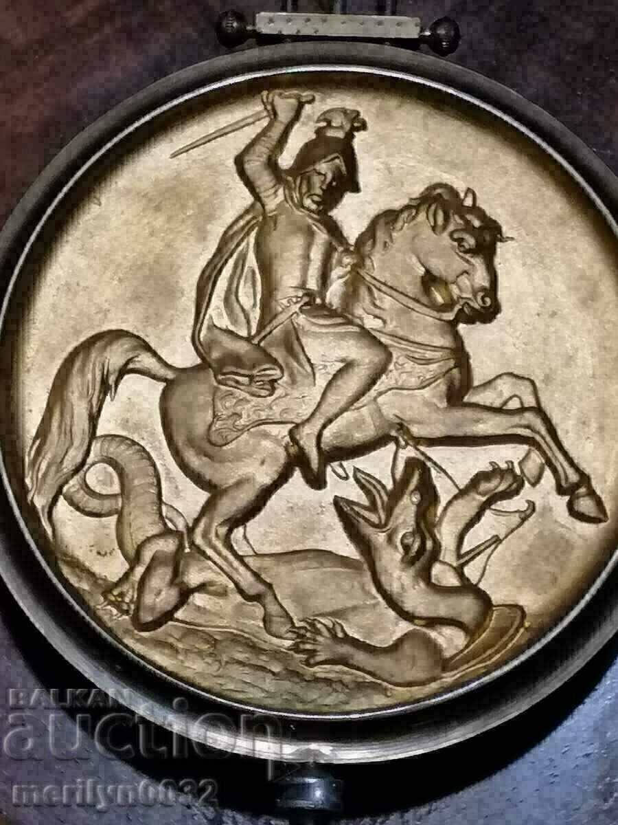 Auction  German wall clock from the 1890s