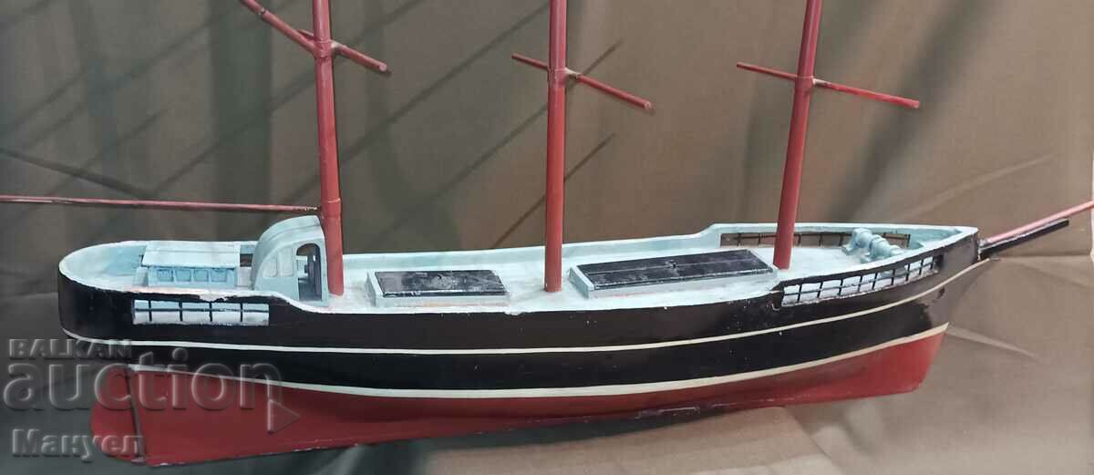 Licitație Model vechi al unei nave, o goeletă de pescuit. Licitație Model vechi al unei nave, o goeletă de pescuit.