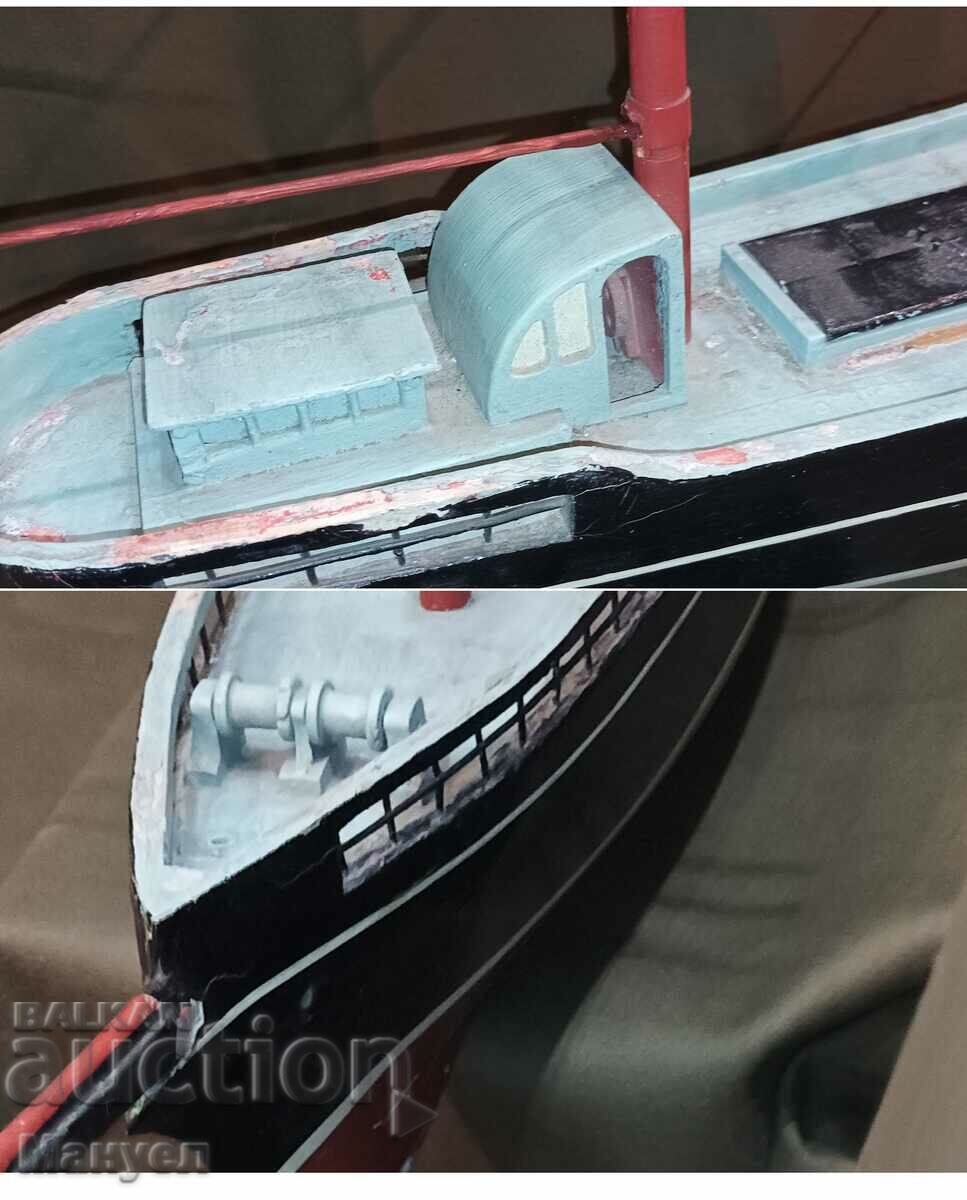 Model vechi al unei nave, o goeletă de pescuit. - 5 Model vechi al unei nave, o goeletă de pescuit. - 5