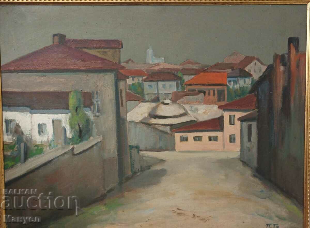 Vand tablou, peisaj din Ruse. cu preț 500.00 BGN | € 255.65 Vand tablou, peisaj din Ruse. cu preț 500.00 BGN | € 255.65