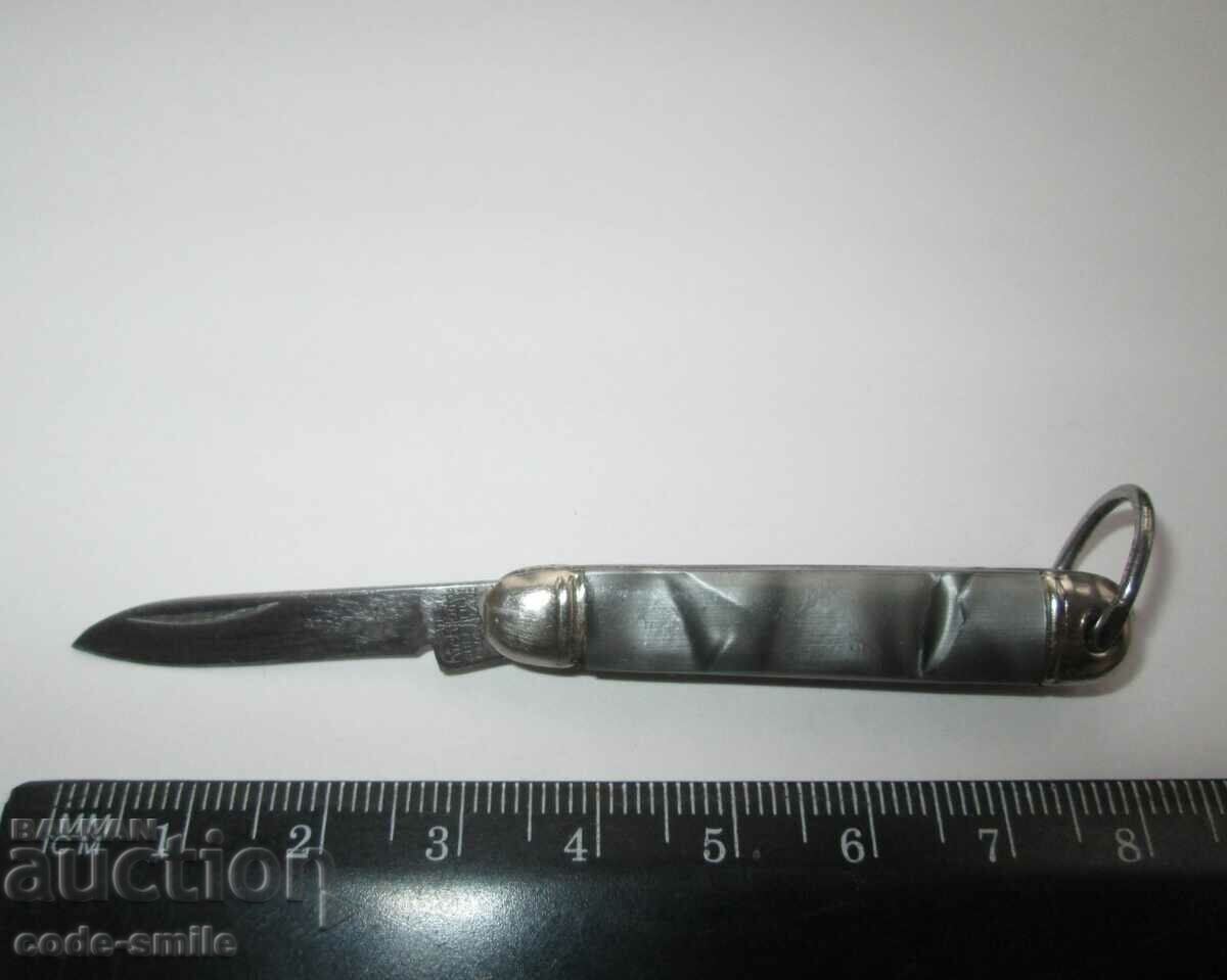 Auction Old small pocket knife pendant for custec Angl. steel Auction Old small pocket knife pendant for custec Angl. steel