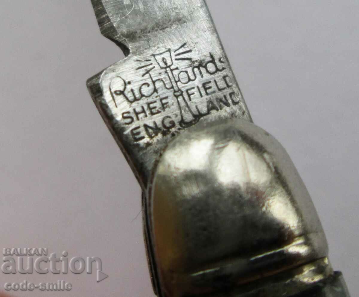 Old small pocket knife pendant for custec Angl. steel - 5 Old small pocket knife pendant for custec Angl. steel - 5