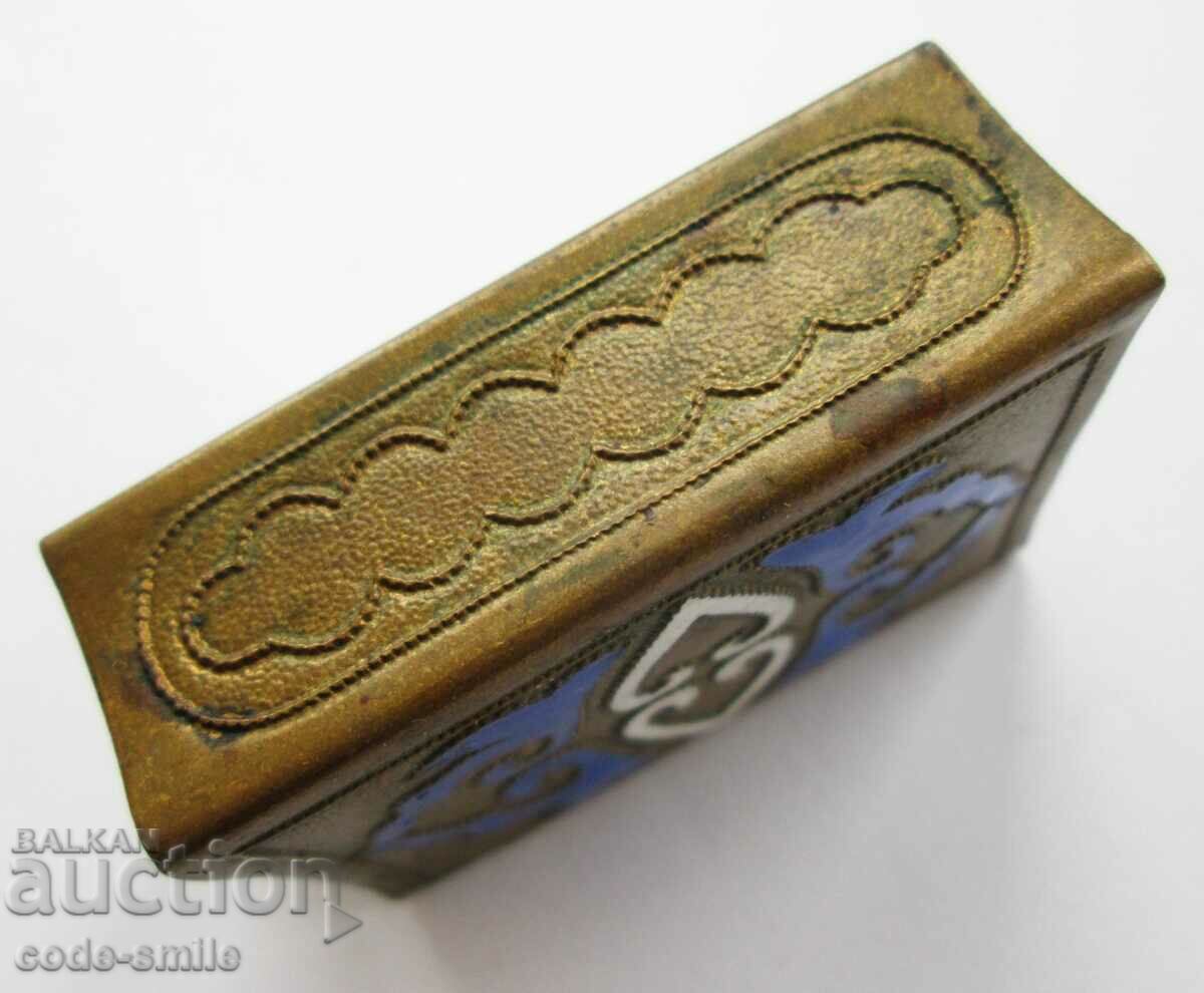 A beautiful old Russian matchbox with cellular enamel - 5 A beautiful old Russian matchbox with cellular enamel - 5