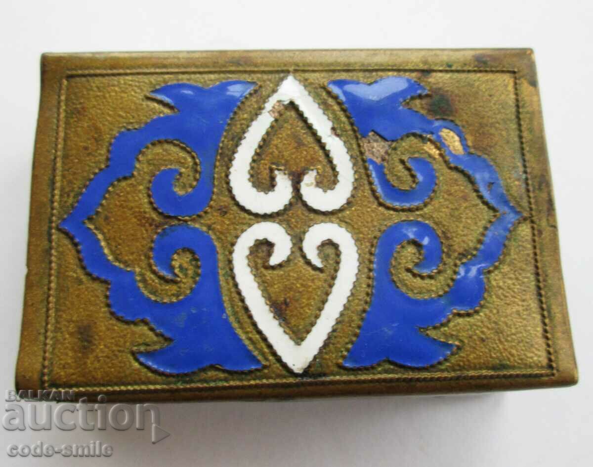 A beautiful old Russian matchbox with cellular enamel - 7 A beautiful old Russian matchbox with cellular enamel - 7
