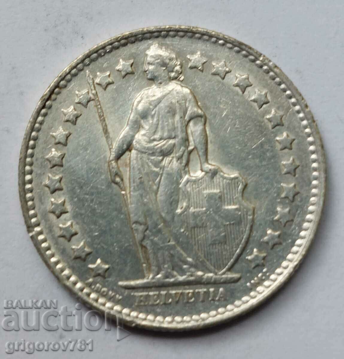 1/2 Franc Argint Elveția 1955 B - Monedă de argint #8 cu preț € 3.83 | 7.49 BGN