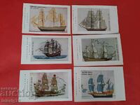 Colectie de copii ale unor nave celebre din revista 'KOSMOS' - 6 buc.