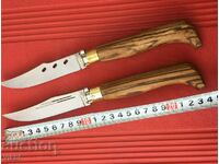 Folding knives 2 models Walnut 105x230