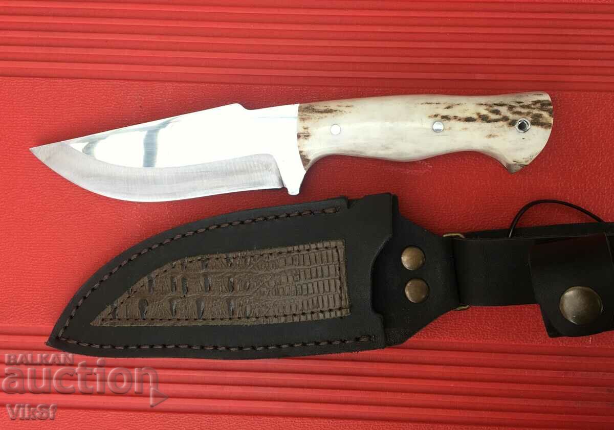 Stable, handmade knife, chereni deer horn 130x235Turkey