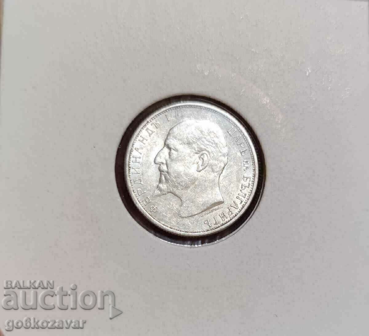 Auction Bulgaria 50 cent 1913 silver. Quality! Auction Bulgaria 50 cent 1913 silver. Quality!
