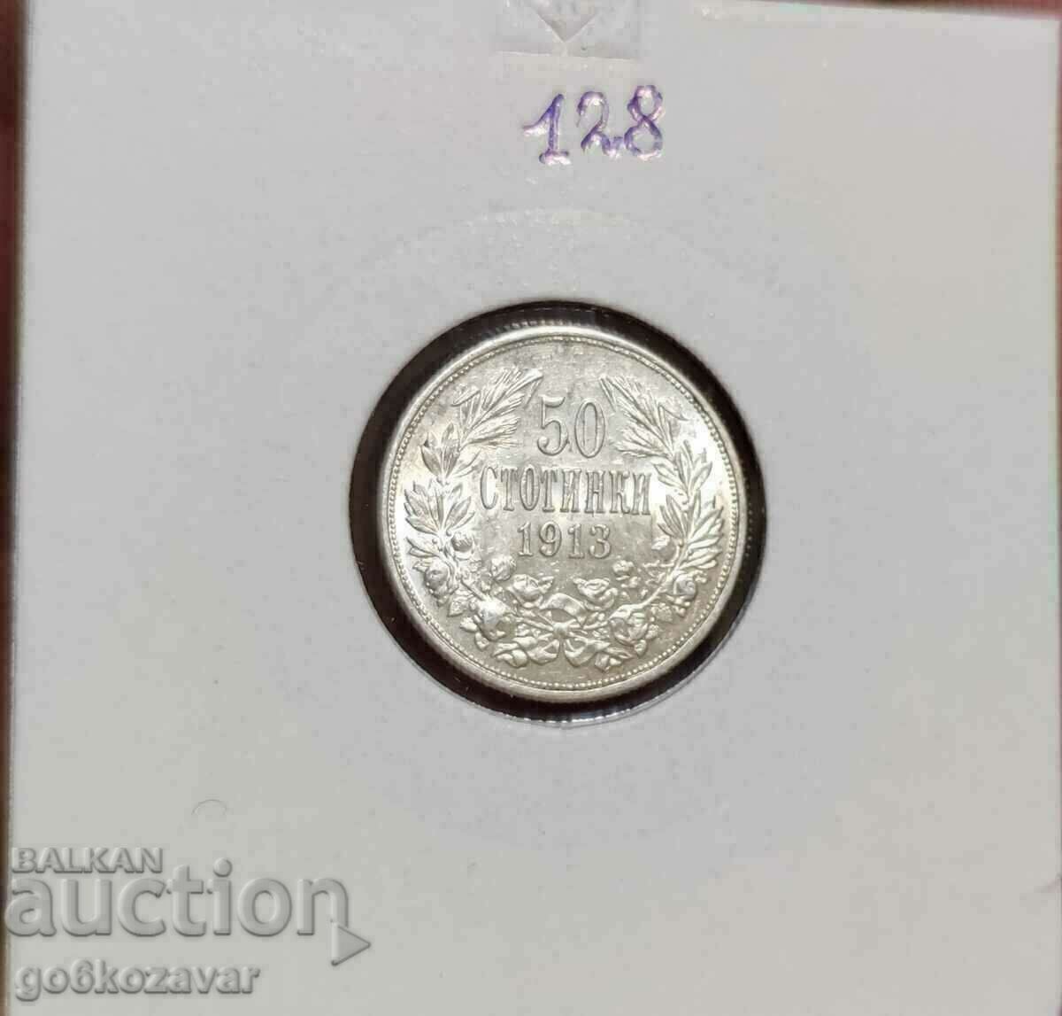 Bulgaria 50 cent 1913 silver. Quality! - 5 Bulgaria 50 cent 1913 silver. Quality! - 5