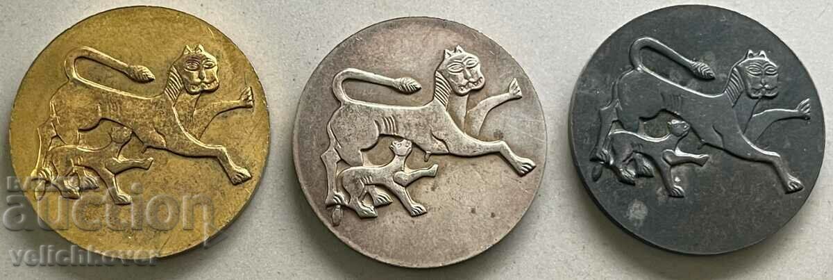 34172 Bulgaria three tokens NIM Lioness from Stara Zagora