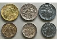 34178 Bulgaria 6 tokens NIM gold coin Ivan Asen II