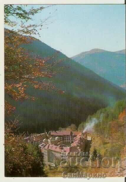 Картичка  България  Рилски манастир Общ изглед 16*