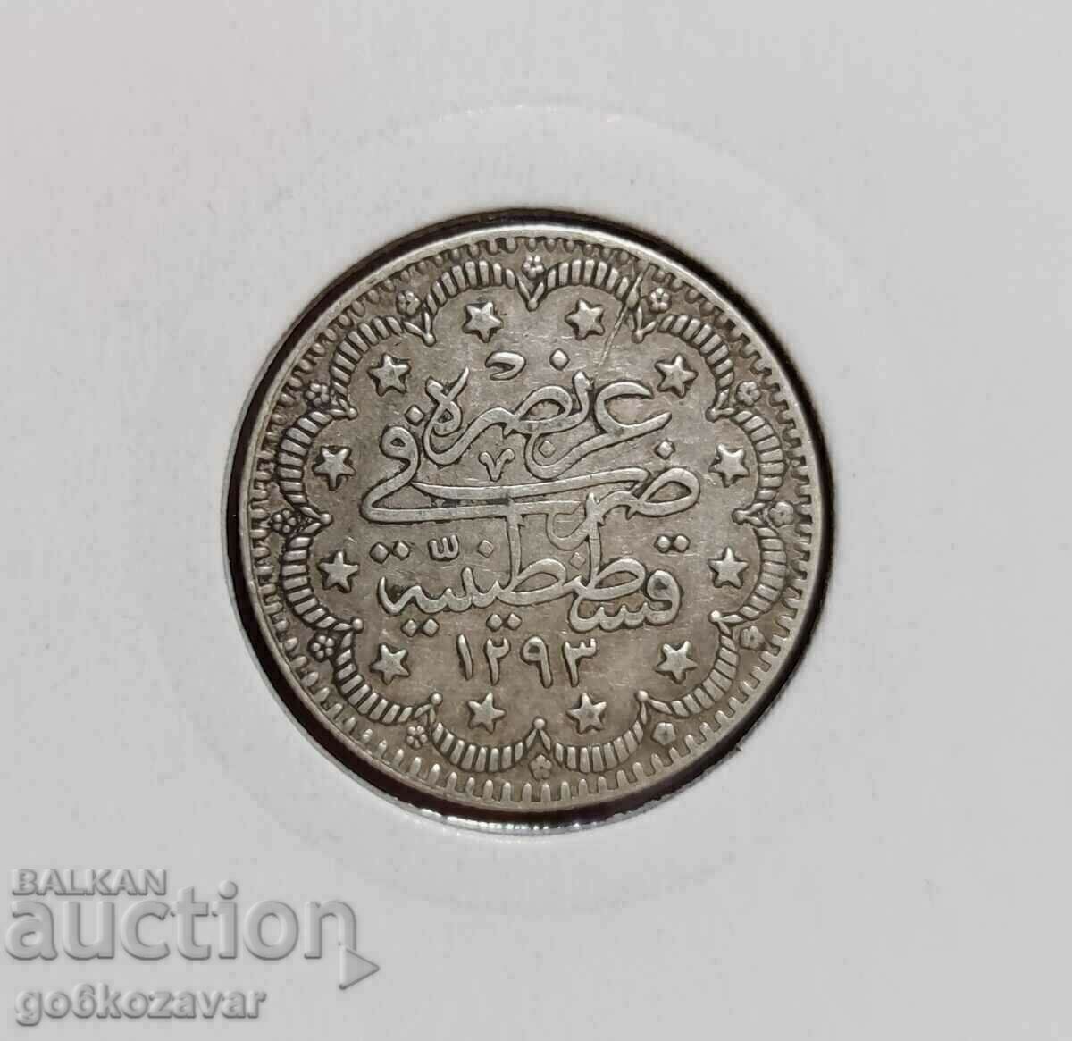 Османска Империя 5 Куруша 1293-1876г Сребро цифра 33 R R с цена € 29.00 | 56.72 лв. Османска Империя 5 Куруша 1293-1876г Сребро цифра 33 R R с цена € 29.00 | 56.72 лв.