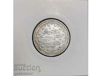 Imperiul Otoman 5 Kurusha 1293-1876 Cifra de argint 33 RR