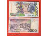 SAO TOME AND PRINCIPE 5000 5000 issue - issue 2004 NEW UNC