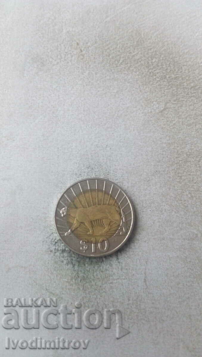 Uruguay 10 pesos 2011