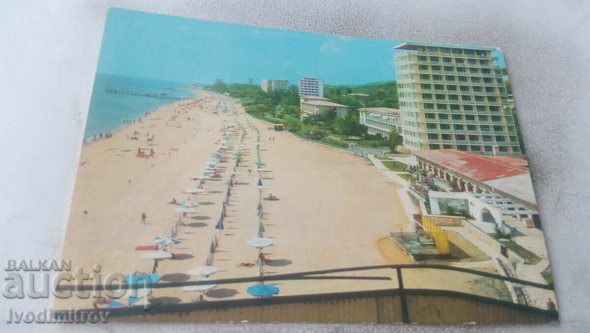 Καρτ ποστάλ Golden Sands Γενική άποψη 1974