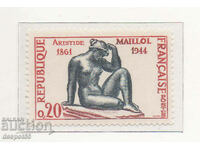 1961. Франция. Аристиде Майлот, френски скулптор и гравьор.
