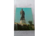 Postcard Lovech Monument to Vasil Levski 1968