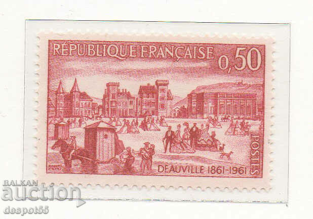 1961. France. Deauville, French coastal municipality.