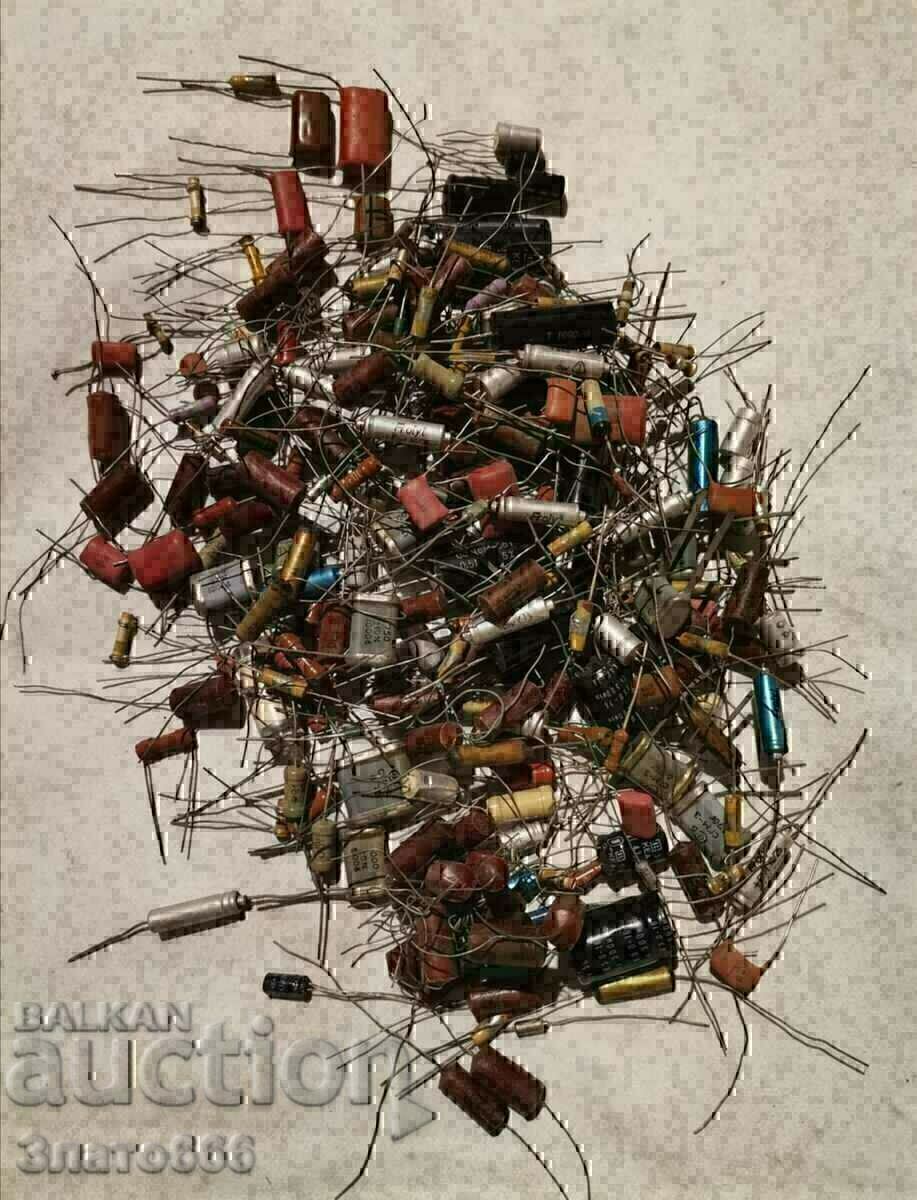 Old diodes, resistors, capacitors Old diodes, resistors, capacitors