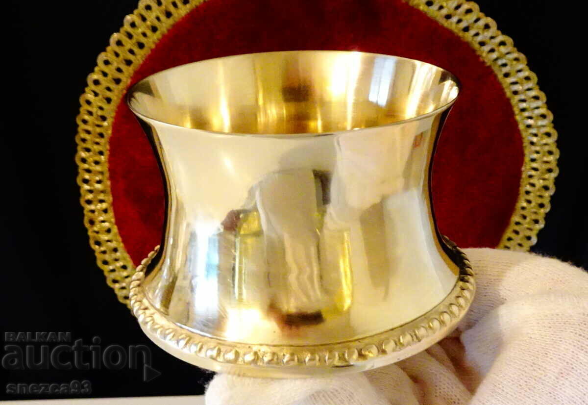 Bronze whiskey glass, sugar bowl, bronze vessel Bronze whiskey glass, sugar bowl, bronze vessel