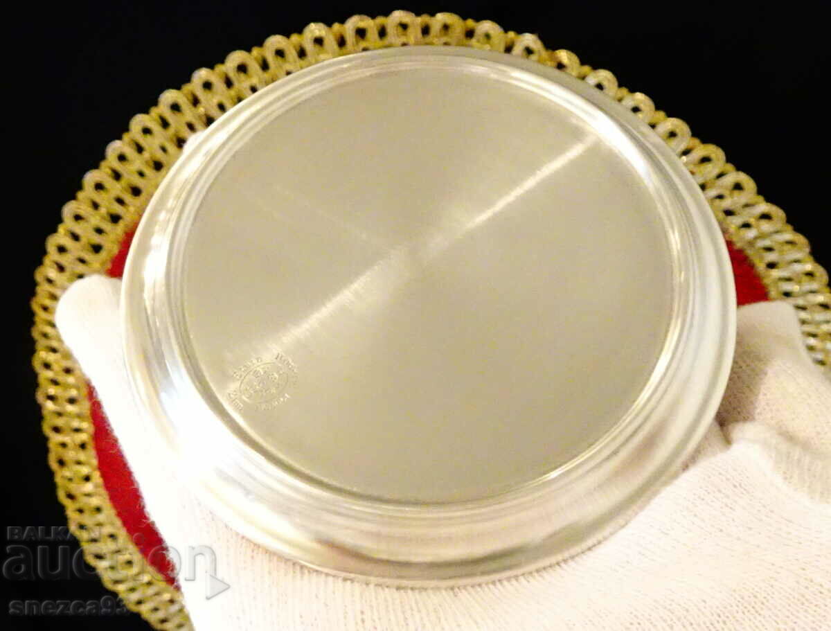Grozdober pewter plate, marked. with price 16.80 BGN | € 8.59 Grozdober pewter plate, marked. with price 16.80 BGN | € 8.59