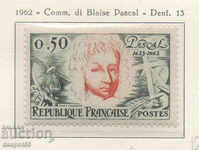 1962. Γαλλία. 300 χρόνια από το θάνατο του Pascal.