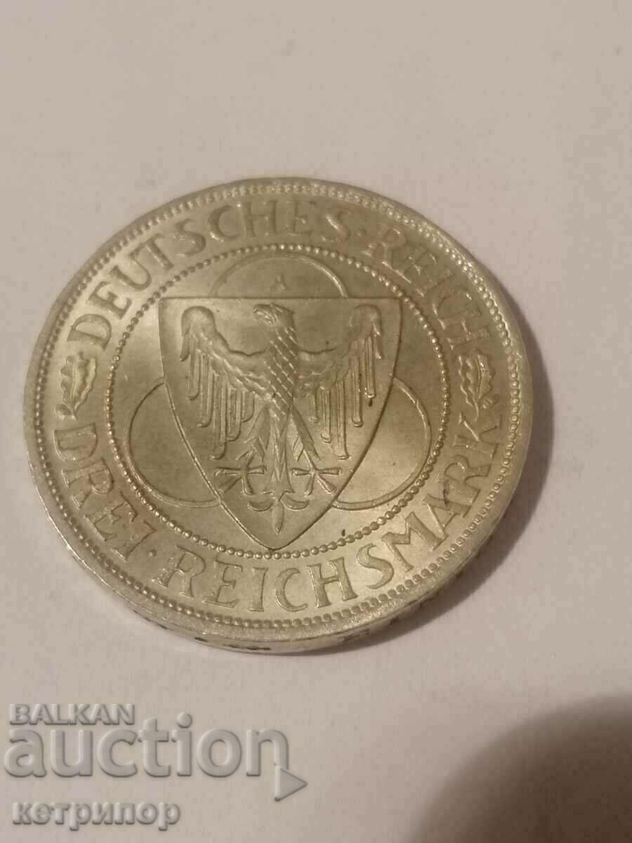 3 stamps 1930 A Germany silver Weimar Republic with price 139.00 BGN | € 71.07 3 stamps 1930 A Germany silver Weimar Republic with price 139.00 BGN | € 71.07