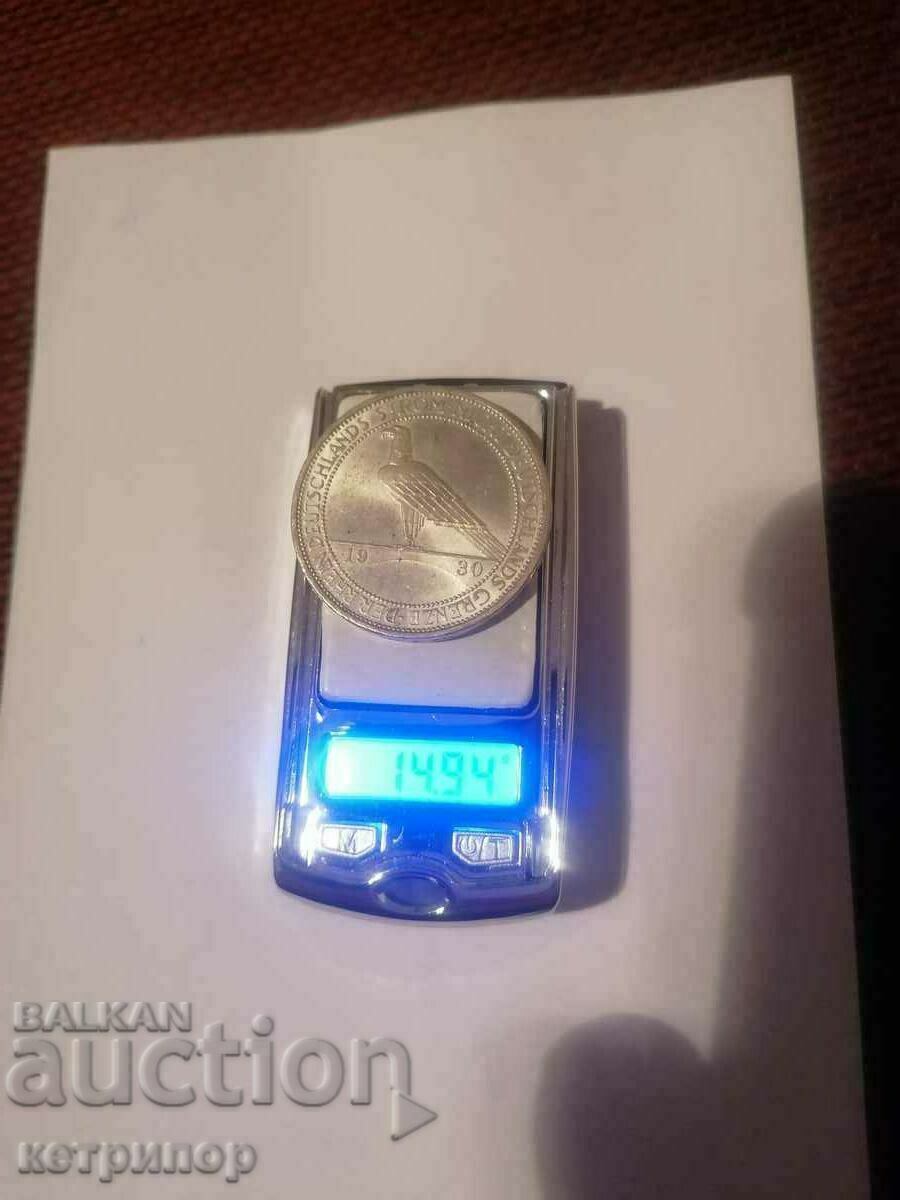 Auction 3 stamps 1930 A Germany silver Weimar Republic Auction 3 stamps 1930 A Germany silver Weimar Republic