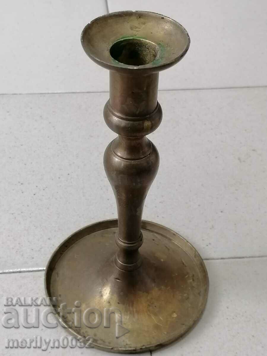 Old Bulgarian revival candlestick candle with price 64.00 BGN | € 32.72 Old Bulgarian revival candlestick candle with price 64.00 BGN | € 32.72