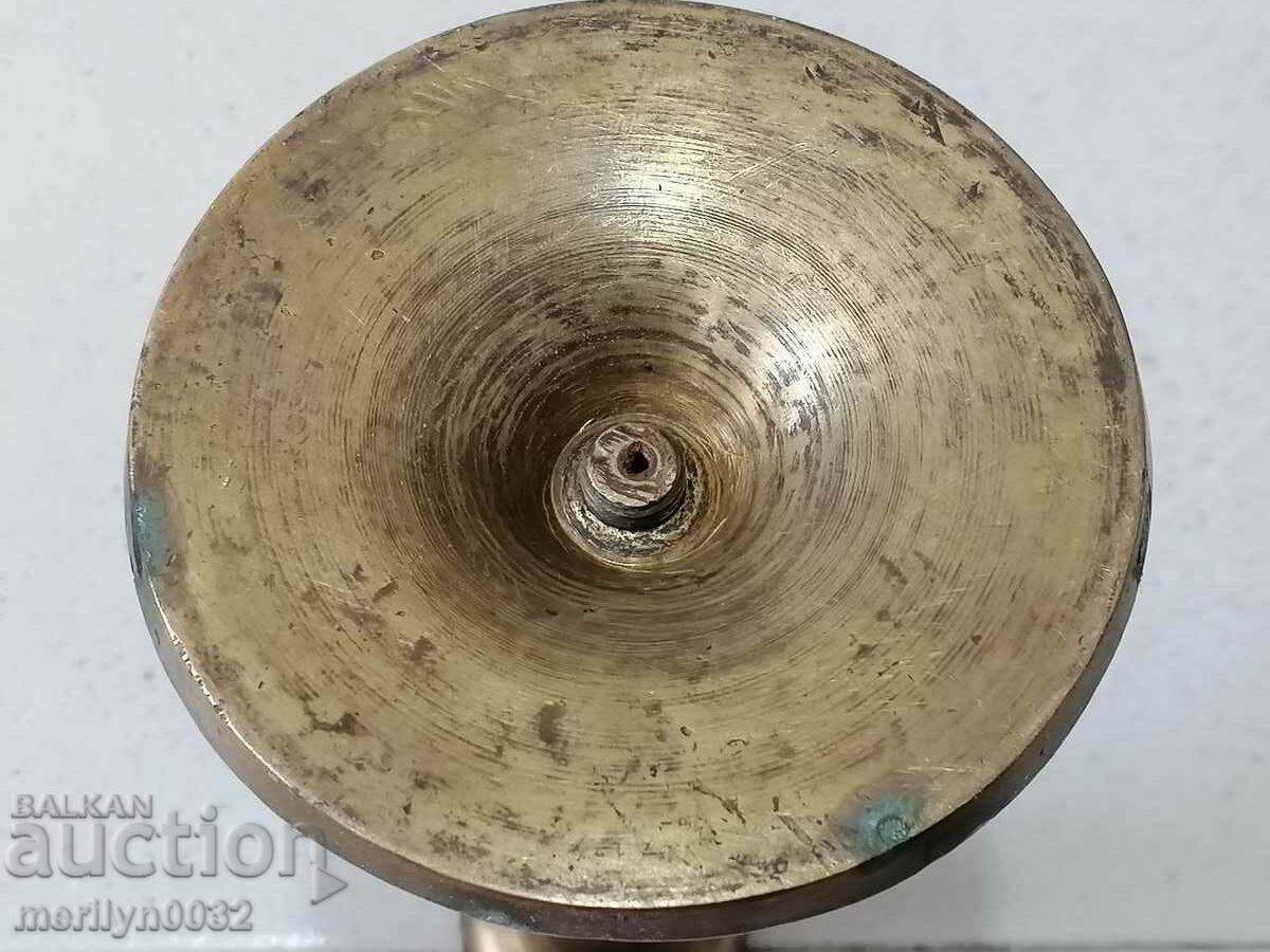 Auction Old Bulgarian revival candlestick candle Auction Old Bulgarian revival candlestick candle