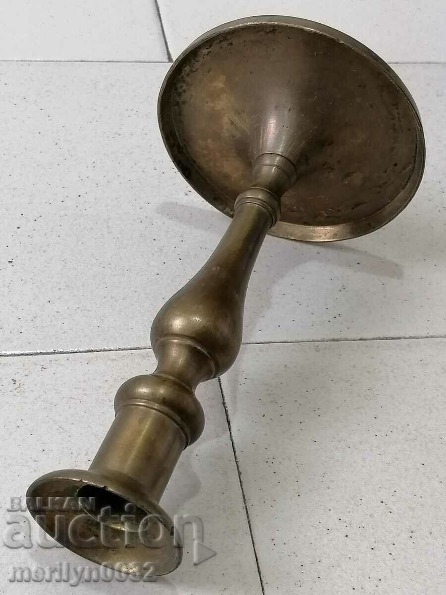 Old Bulgarian revival candlestick candle - 6 Old Bulgarian revival candlestick candle - 6