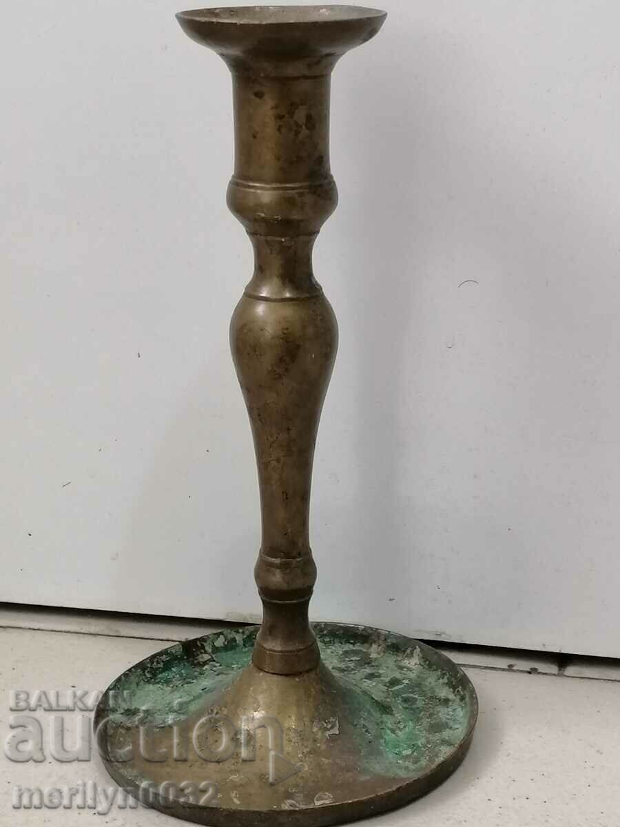 Old Bulgarian revival candlestick candle with price 64.00 BGN | € 32.72