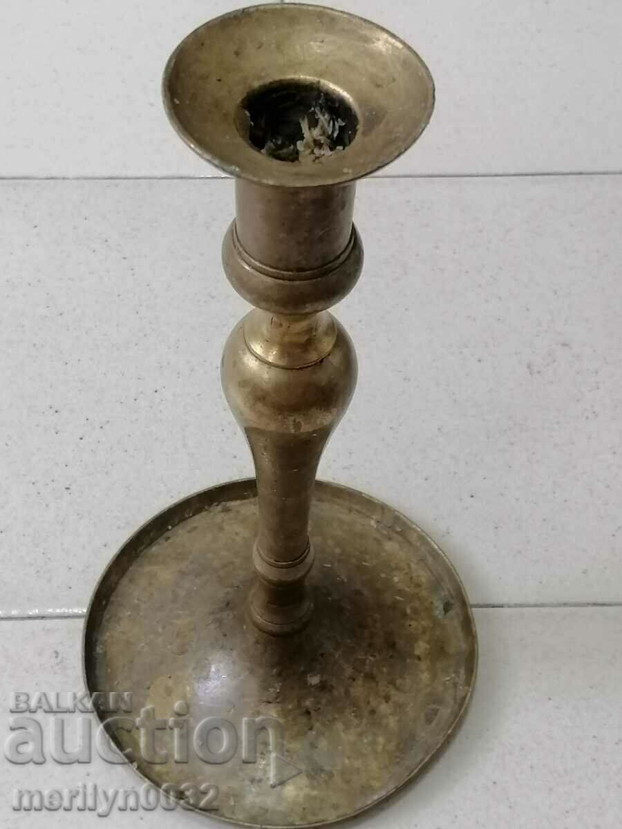 Auction Old Bulgarian revival candlestick candle Auction Old Bulgarian revival candlestick candle